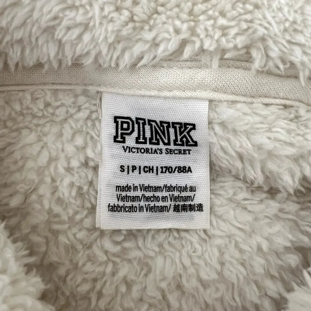 PINK Victoria's Secret Sherpa Teddy Pullover Sweatshirt - Picture 6 of 8